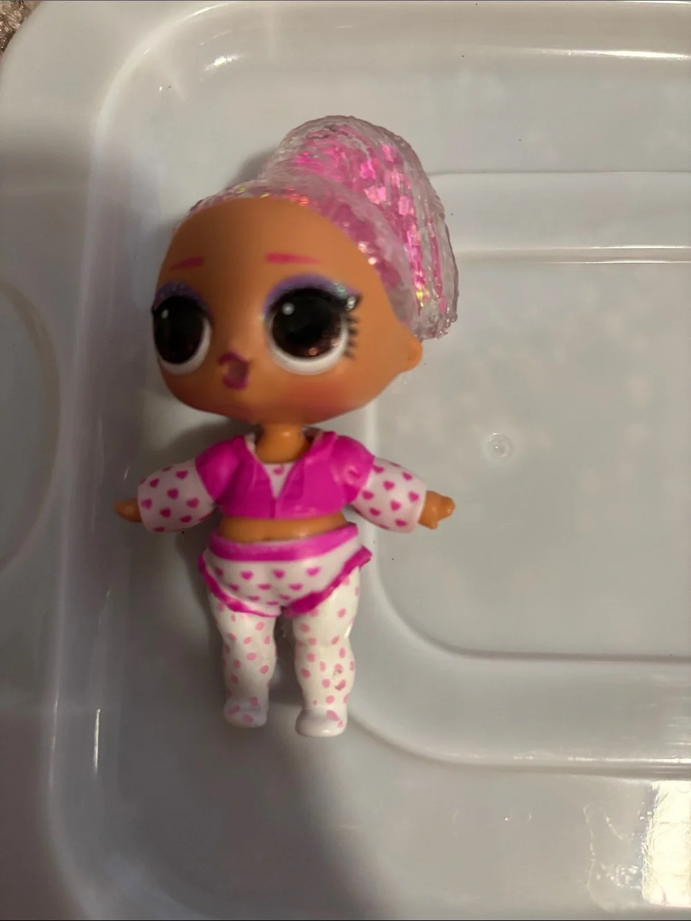 L.O.L. Surprise! Pink, Blue, Teal and Silver Glitter Dolls Set